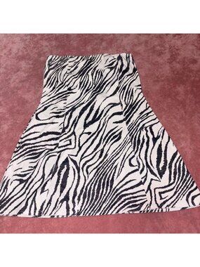 I Saw It First zebra print skirt / could prob also be worn as a mini dress